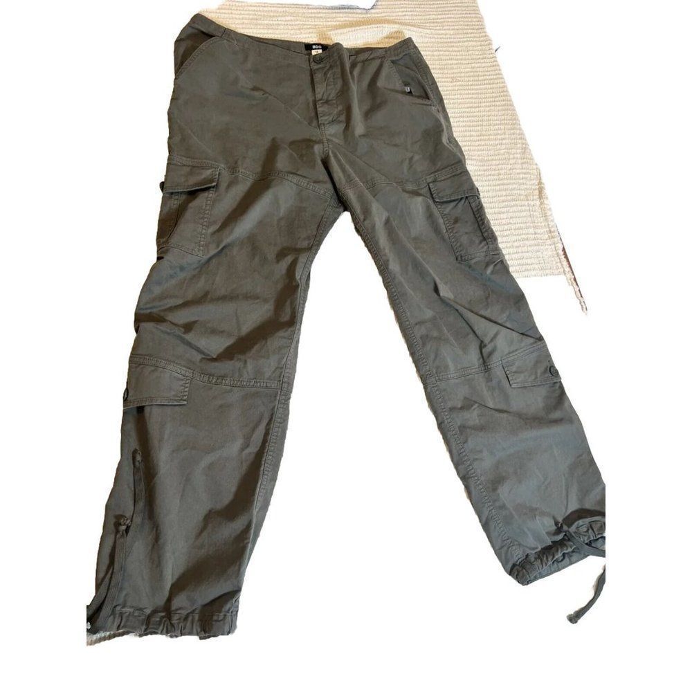BDG URBAN OUTFITTERS Green Y2K CARGO PANTS, SIZE 12